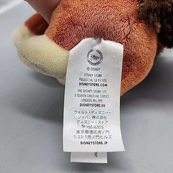 Lady & The Tramp Cute Female Puppy Dog Fifi Collar Plush Doll Disney Store 6" - Picture 4 of 4